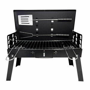 Skládací turistický gril BBQ1009 černý