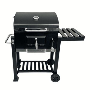 Zahradní gril na dřevěné uhlí BBQ1011 černý