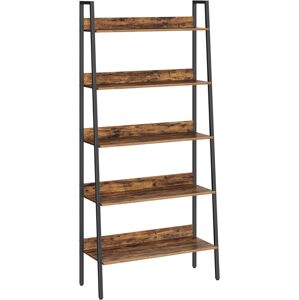 Knihovna Vasagle CHICCO 80 cm hnědá/černá