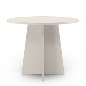Kulatý jídelní stůl Merla 100 cm kašmírový