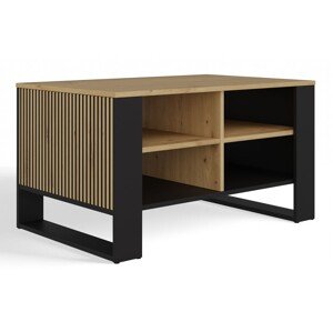 Konferenční stolek LAWA Modern 4P Slim dub artisan/černý