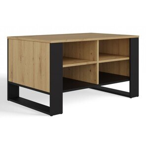 Konferenční stolek LAWA Modern 4P Slim II dub artisan/černý