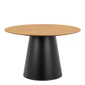 Jídelní stůl Soli 120 cm dub přírodní/černý