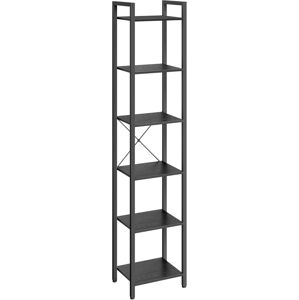 Knihovna Vasagle Delive 187,5 cm černá