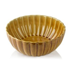 Porcelánová miska EVIE 650 ml hořčicově žlutá