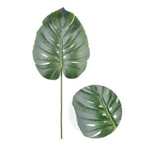 Umělá květina VIRIDIIS LIST MONSTERA 77x36 cm zelená