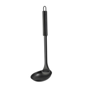 Ocelová naběračka MODERN KITCHEN 30x9 cm černá