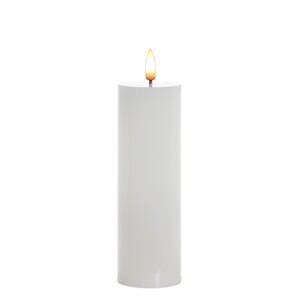 LED svíčka IDALIA 18 cm bílá
