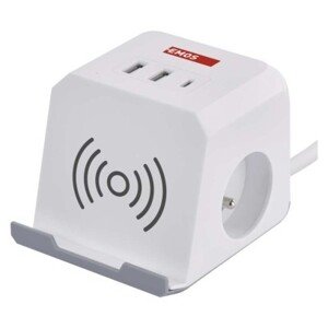 Prodlužovací kabel Daca se 2 zásuvkami 2 m bílý