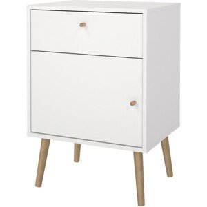 Noční stolek Boazy 50 cm bílý