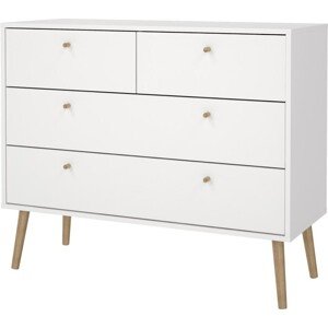 Komoda Boazy 98 cm bílá