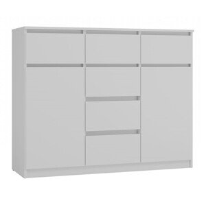 Komoda MALWA 2D6S 120 cm bílá