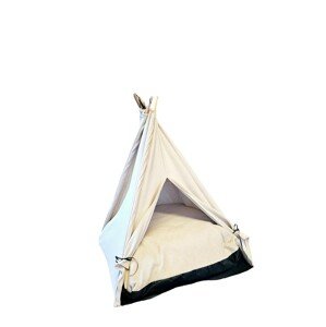 Pelíšek pro zvířata Teepee bílý