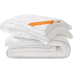 Sada 2 ks přikrývek DUVET 2v1 200x200 cm bílá
