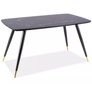Jídelní stůl Cyryl 140 cm černý