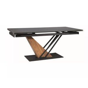 Rozkládací jídelní stůl Genesis 180/240 cm černý/jasan