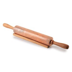 Kuchyňský váleček MODERN KITCHEN 46x5,5 cm kámen/dřevo