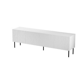TV stolek Jungle 190 cm bílý/černý