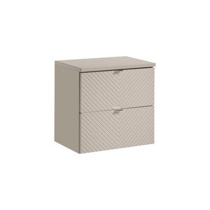 Závěsná skříňka pod umyvadlo Viva Cashmere s deskou 60 cm kašmír