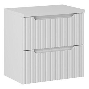 Závěsná skříňka pod umyvadlo Nova White I s deskou 60 cm bílá