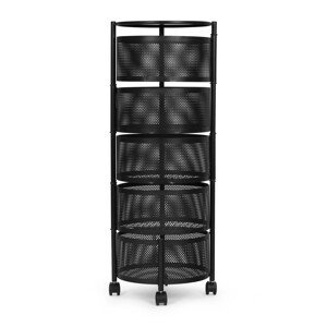Kuchyňský vozík Eliane 87 cm černý