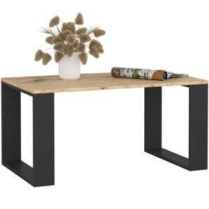 Konferenční stolek Nox dub artisan/černý