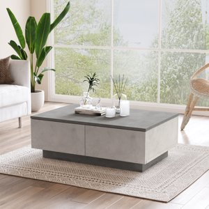Konferenční stolek Houseland Miro beton/kámen