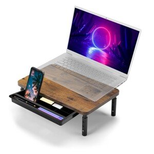 Stojan na monitor HAJNAN hnědý