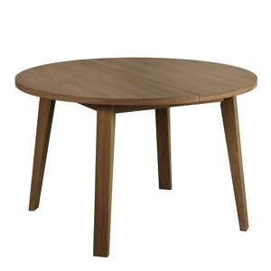 Kulatý jídelní stůl A-Line 120 cm dub kouřový