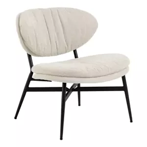 Designové křeslo Burma lounge béžové/černé