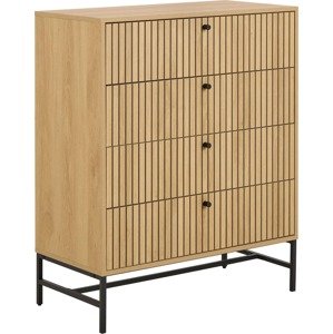 Komoda Albany 80 cm dub přírodní