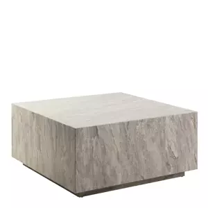 Konferenční stolek Dice 90 cm šedý mramor