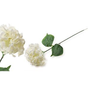 Umělá květina VIRIDIS HORTENSIA 73 cm bílá