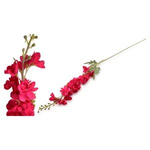 Umělá květina VIRIDIS Delphinium 88 cm červená