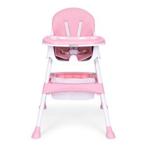 Dětská jídelní židlička BABY ECOTOYS růžová