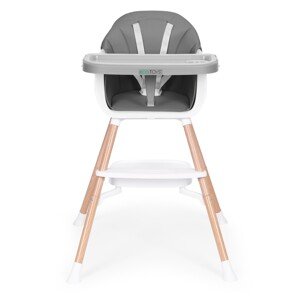 Dětská židlička 2v1 BABY ECOTOYS šedá