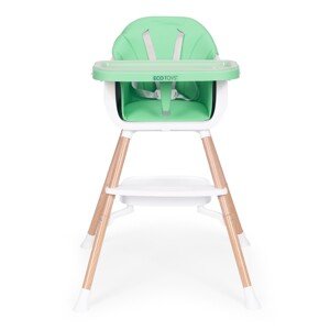 Dětská židlička 2v1 BABY ECOTOYS zelená