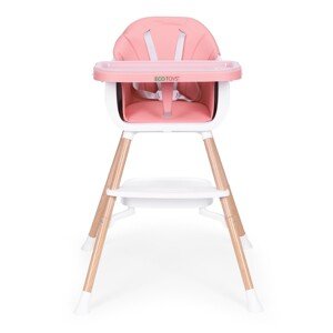 Dětská židlička 2v1 BABY ECOTOYS růžová