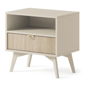 Noční stolek Forest II 54 cm béžový