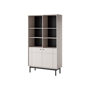 Knihovna Japandi 104 cm kašmír