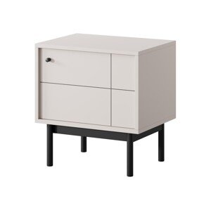 Noční stolek Japandi 54 cm kašmír