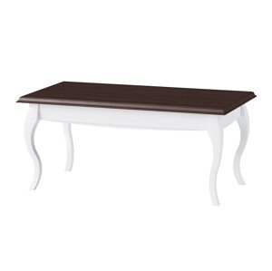 Konferenční stolek Massimo 41 110 cm bílý/mocca