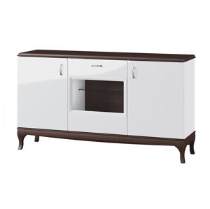 Komoda Massimo 48 165 cm bílá/mocca