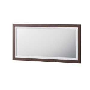 Nástěnné zrcadlo Massimo 80 135 cm bílé/mocca