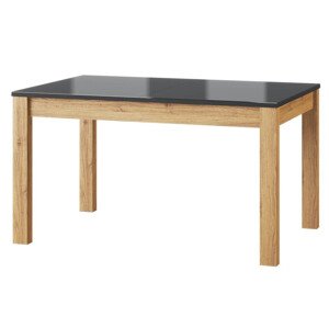Rozkládací jídelní stůl Kama II 40 136/210 cm dub Camargue/černý