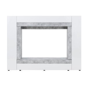 Obývací stěna Window 225 cm bílá/beton
