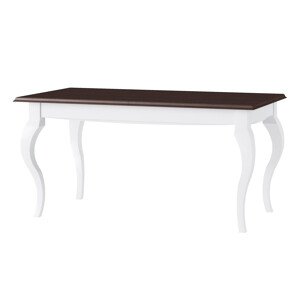Jídelní rozkládací stůl Massimo 40 160/250 cm bílý/mocca
