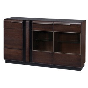 Komoda Porti 48 180 cm z masivu dub čokoládový
