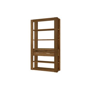 Regál Velvet II 18 125 cm z masivu dub Rustikal