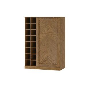 Komoda s barem Cozy z masivu 15 100 cm dub Rustikal
